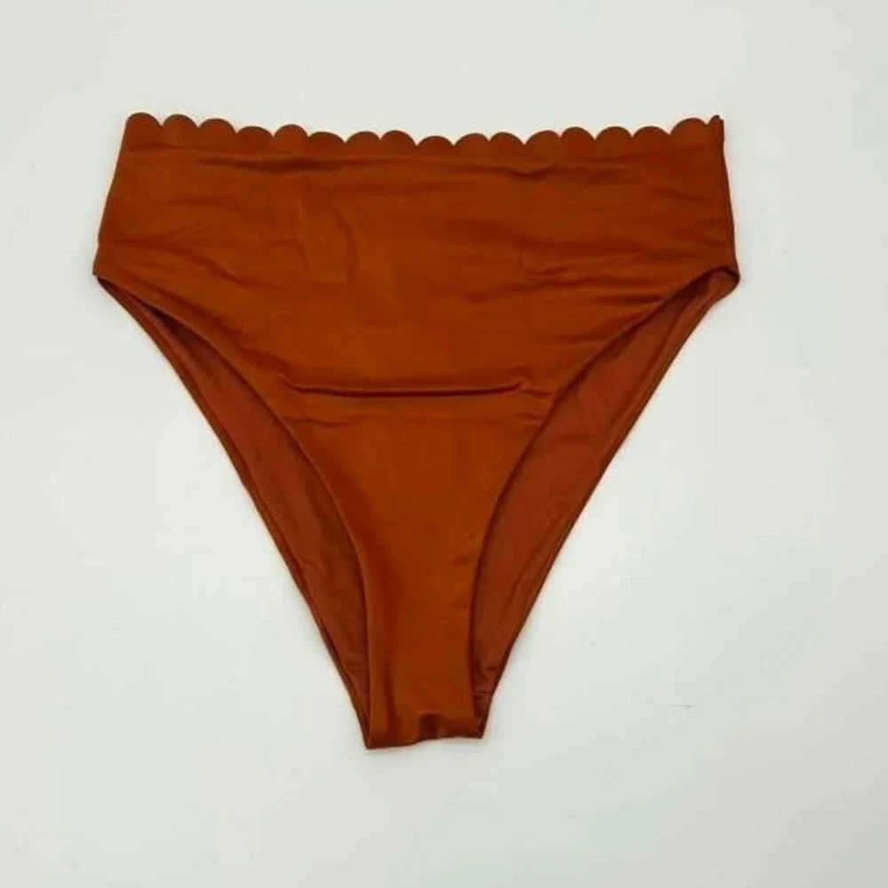 Agua Bendita Luxury Bikini Bottoms – Brownish-Orange‎ - Size Large - NWT